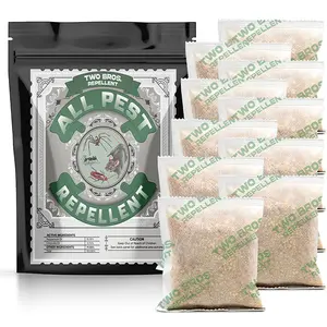Two Bros. Repellent Pest Control Pouches,Peppermint Repeller for Mouse/Rat/Mosquito, Naturally and Strongly Repel Spider,Roach,Bugs,Ant, & Other Pests