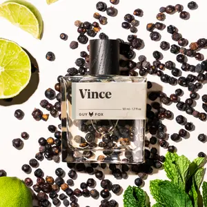 Vince by GUY FOX - Fresh & Masculine Fougère Fragrance with Crushed Lime & Mint Gin - 50ml Extrait de Parfum - Made in USA