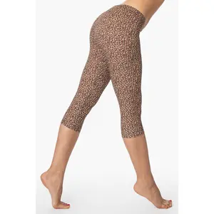 83216P - Printed Cotton Spandex Cropped Legging