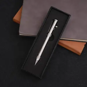 Simple Stainless Steel Pen Body, Quick-Dry Ink, Office Supplies, Writing Stationery, Essential Desk Accessories