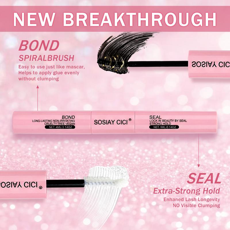 DIY Lash Extension Kit Volume Lash Clusters 40D D Curl Individual 320 pcs Lashes Lash Clusters Kit Thick Eyelash Extension Kit Lash Bond Seal Lash Tweezers Remover Brush for Self Application at Home Save Money(9-16MIX Lash Kit)