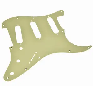 GOLD ALUMINUM Pickguard for  SSS Strat 11 hole