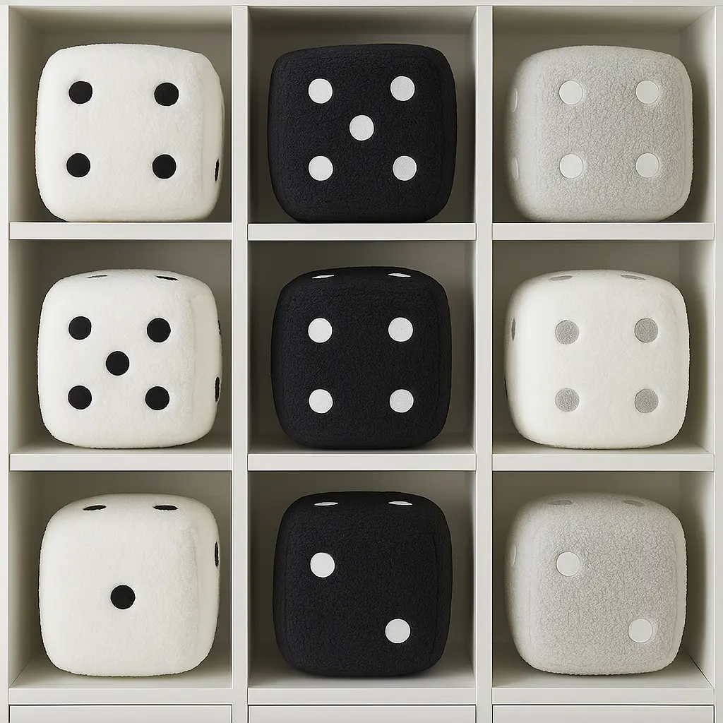 LuckyCube™ Plush Dice Pillow LuckyCube™ Plush Dice Pillow