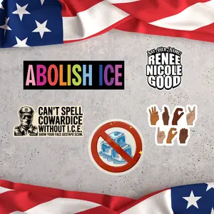 Abolish ICE Sticker Car Magnet