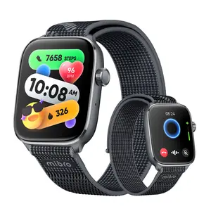 mibro Fit Smart Watch for Men Women with Lightweight Design and AI Voice Assistant, AMOLED and 8-Day Battery, Answer/Make Calls, GPS, Heart Rate and Sleep Fitness Tracker for Android & iPhone