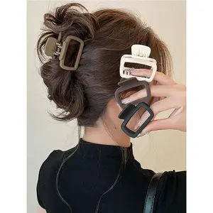 4Pcs Women'S Square Lightweight Hair Claw Clip Fashionable Hair Accessory Clip Suitable Hair Styling Makeup Does not apply bakugou  claw claw  grip
