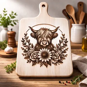 Highland Cow Cutting Board