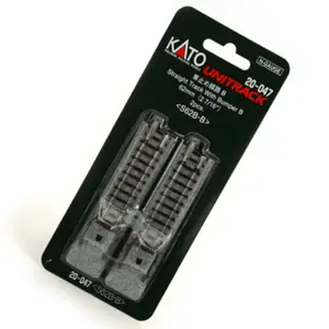Kato 20-047 N Scale 62mm (2 7/16") Bumper Type B [2 pcs] UniTrack