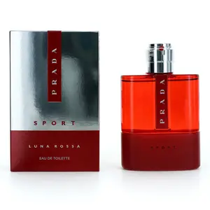 PRADA Luna Rossa Sport Eau de Toilette for Men, 3.4 oz Aromatic Citrus Spray with Ginger, Lavender, and Vanilla