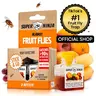 Super Ninja Eco-Friendly FRUIT Fly Trap – Highly Effective Indoor Kitchen Trap for Fruit Flies Only (Not for Houseplant Gnats or Drain Flies)