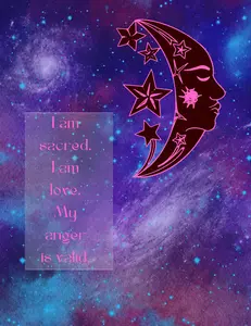 Sacred Anger Notebook Custom Designed Notebook Stationary Notebooks Journals