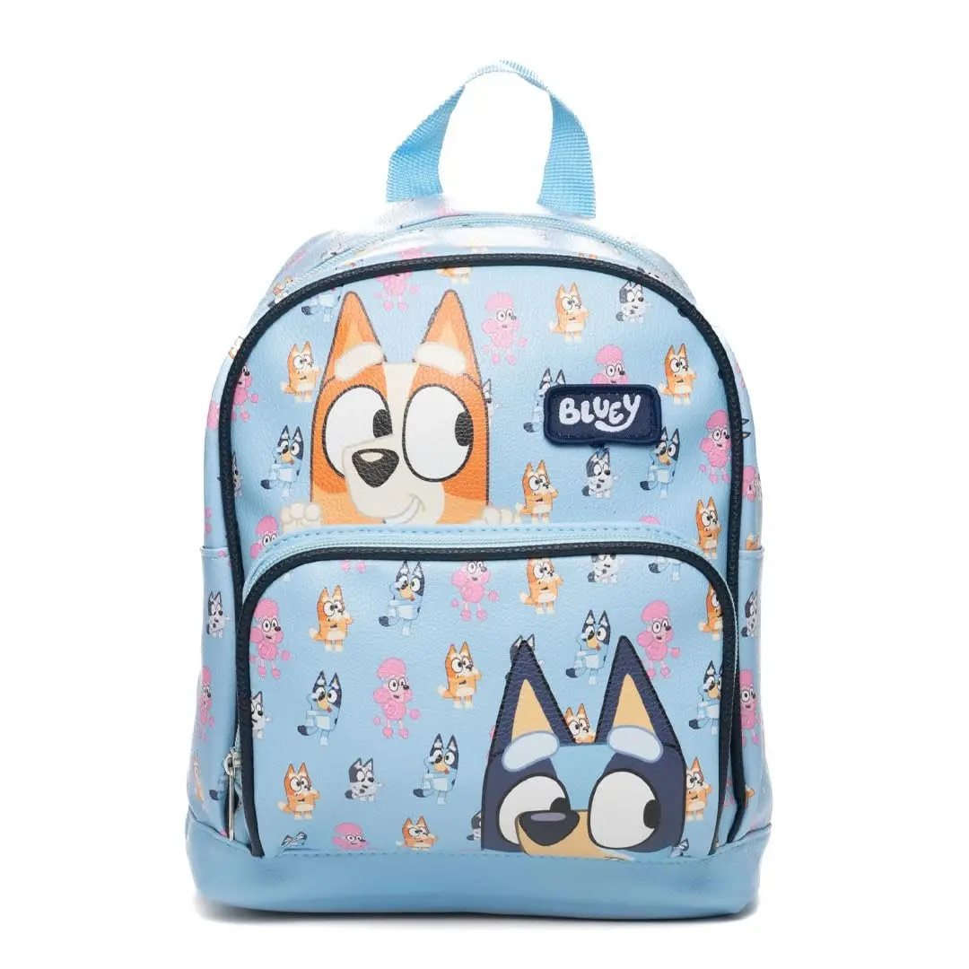 bluey mini backpack Friends 11-Inch Bluey Is A 6 Year Old Blue Heller Puppy Who Has Abundance Of Energy Bluey Plush Mini Backpack |