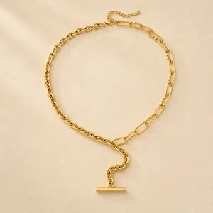 Monaco T-Bar Necklace