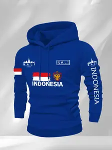 Bali-style hoodie with unique printed pullover design