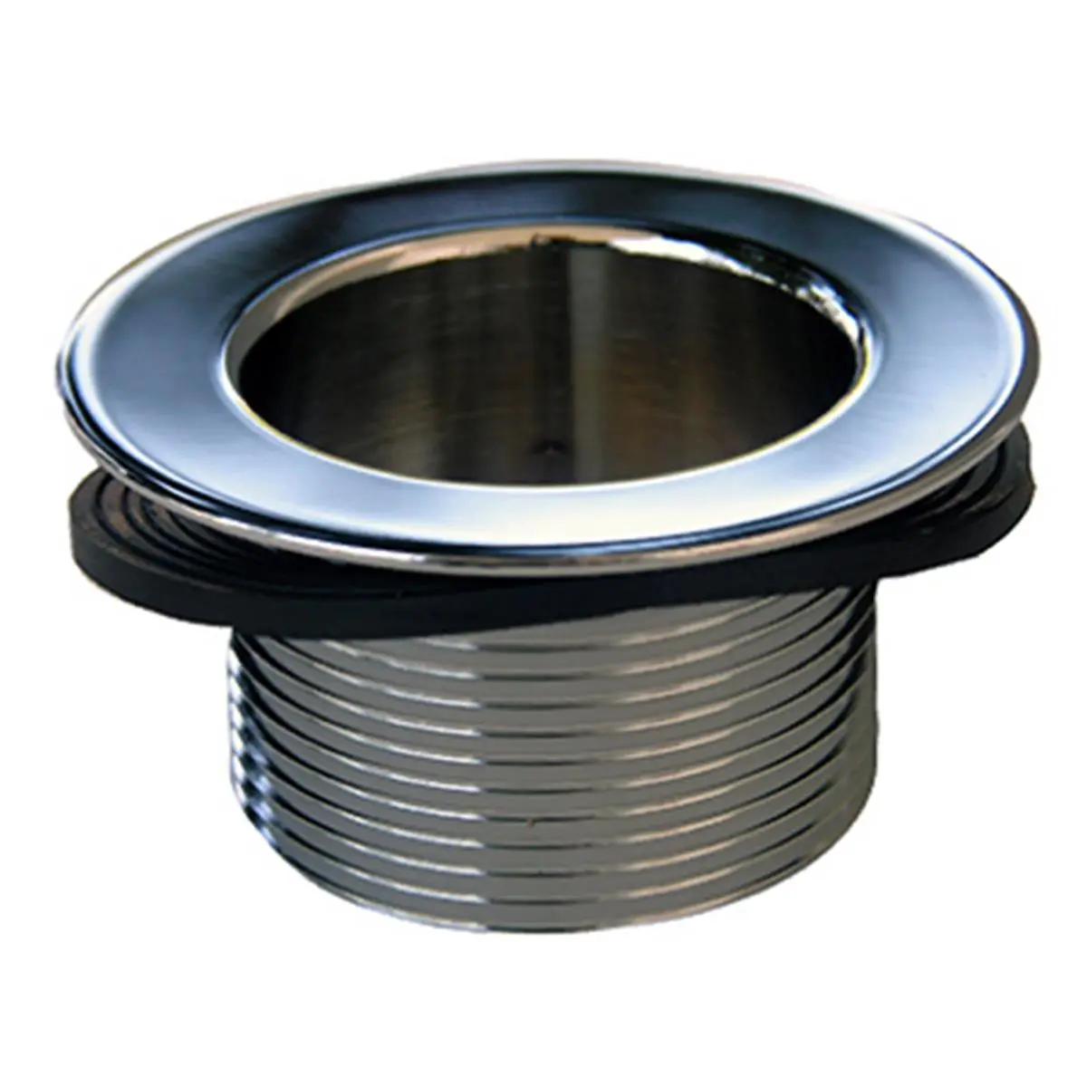212 MAIN Larsen Supply 03-5001 1.5 in. Chrome Plated Course Thread Waste & Overflow Bath Shoe Strainer, Accessories for Plumbing, Bathroom Fixtures
