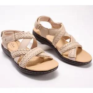 Clarks Collection Leather Sandals - Laurieann Rena