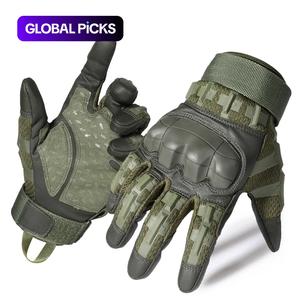 outdoor sports gloves, high sensitivity touch screen pu leather outdoor mountaineering training gloves, hunting cycling sports gloves, men gifts ideas, gift for boyfriend husband, gym accessories, hobbies ideas, protective gear