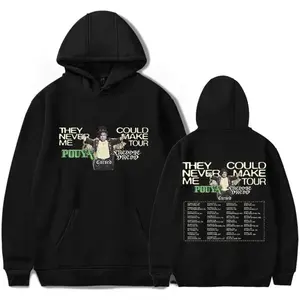 Pouya Tour 2025 Merch Hoodie Women Men Long Sleeve Sweatshirt Fashion Pullover Clothes  C188 W5Q