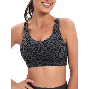 RUNNING GIRL High Impact Sports Bras for Women,Racerback Running Bra Workout Crop Tank Tops Longline Sports Bra Push Up RUNNING GIRL