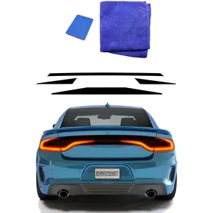 Tail Light Decal fits 2015-2023  Accessories. Racetrack Sticker for 2015, 2016, 2017, 2018, 2019, 2020,2021, 2022, 2023 Model taillight Including sxt, rt, SRT, scat Pack etc.