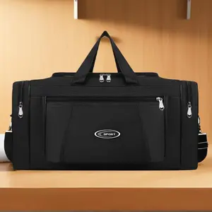 Versatile Oxford Cloth Tote Bag - Waterproof Unisex Travel Duffel with Adjustable Straps for Gym, Camping & Daily Use, Spacious Weekend Essentials Carrier