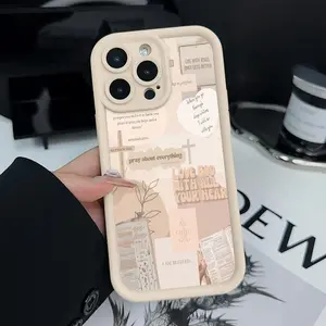 God's Perfect Plan Rugged Durable Shockproof Anti-Scratch Soft Silicone Case for iPhone 17 16 15 Pro Max Plus 14 13 12 11 - Lightweight & Slim Design with UV Print