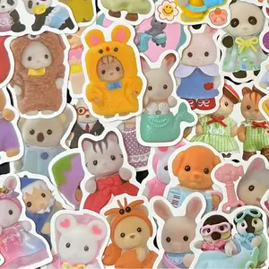 Calico Critter Mystery Bundle of Decal/ Sticker Pack of 10