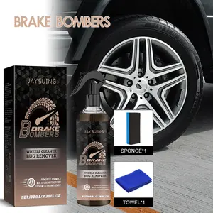 Car Brake Cleaner Fluid - Automotive Rust Remover, Decontaminator, and Polisher for Brake Disc Parts, Wheel Hub Maintenance