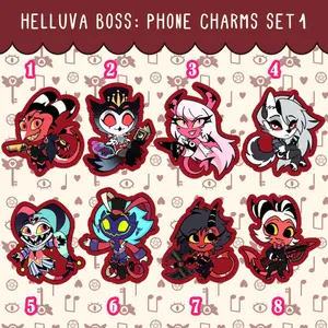 Helluva Boss || Acrylic Keychains set 1 || PREORDERS FIRST BATCH