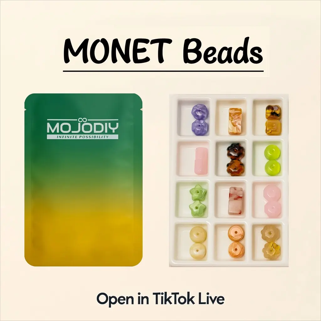 【JOJO】Monet Beads Bags for DIY - TikTok Live Opening