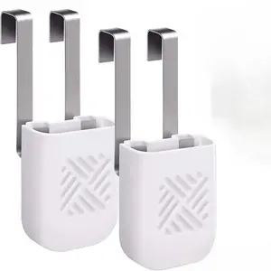 Toilet Tank Cleaning Tablet Holder & Bleach Tablet Tray — Hanging Toilet Cleaner Carrier and Bleach Tablet Dispenser; Prevents Residual Contamination in the Tank; Toilet Water Treatment Accessory