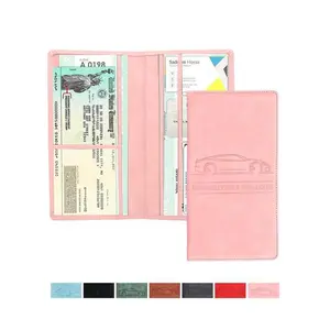 Car Registration & Insurance Card Holder, PU Leather Car Registration & Insurance Card Wallet, Car Accessories for Men & Women