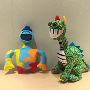 Bobby 4 Green Dinosaur Lion Plush Toy