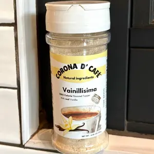 Corona D’Café Vainillisima flavored topper  Madagascar Vanilla