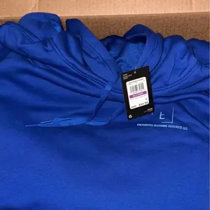 Enchanted Cleaning Services, LLC Navy Blue Casual Hoodie - Soft Cotton & Polyester Blend, Regular Fit, Unique Logo, Machine Washable for Everyday Wear