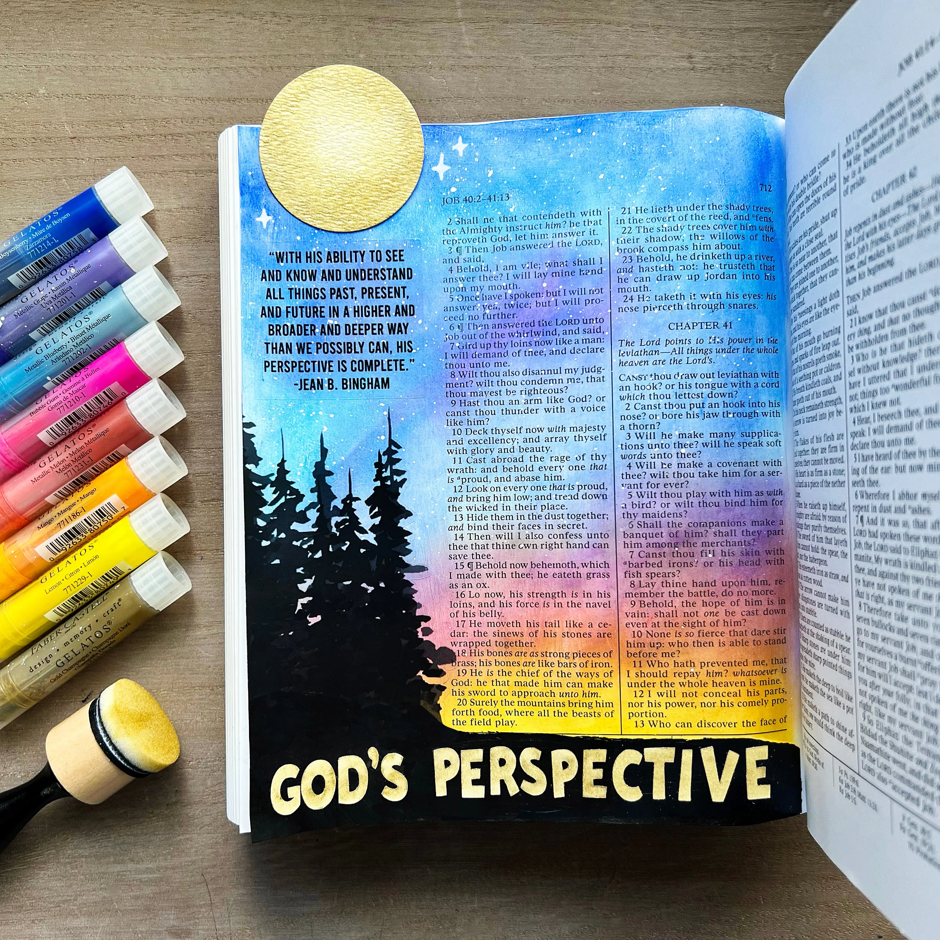 God's Perspective Old Testament Bible Journaling Page Kit