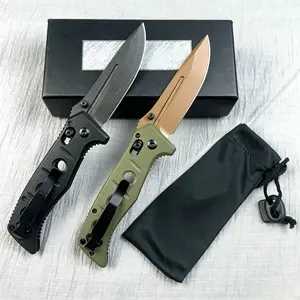 Model 273 Premium Portable Folding Knife: Features a hollowed-out, non-slip handle and a stainless steel blade. An essential tool for outdoor activities and camping—the perfect gift choice for men.