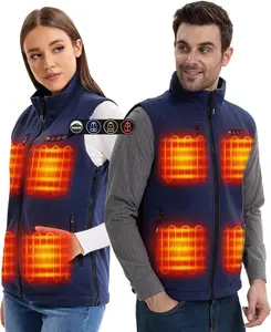 Couple Heated Vest Set – Stay Warm Together This Spring | ARRIS Fleece Heated Vests w/ Batteries