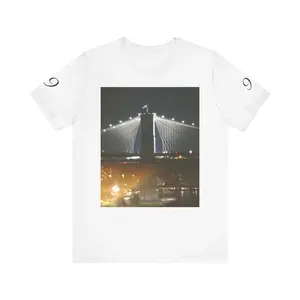 Brooklyn Bridge Unisex  Casual Short Sleeve Tee