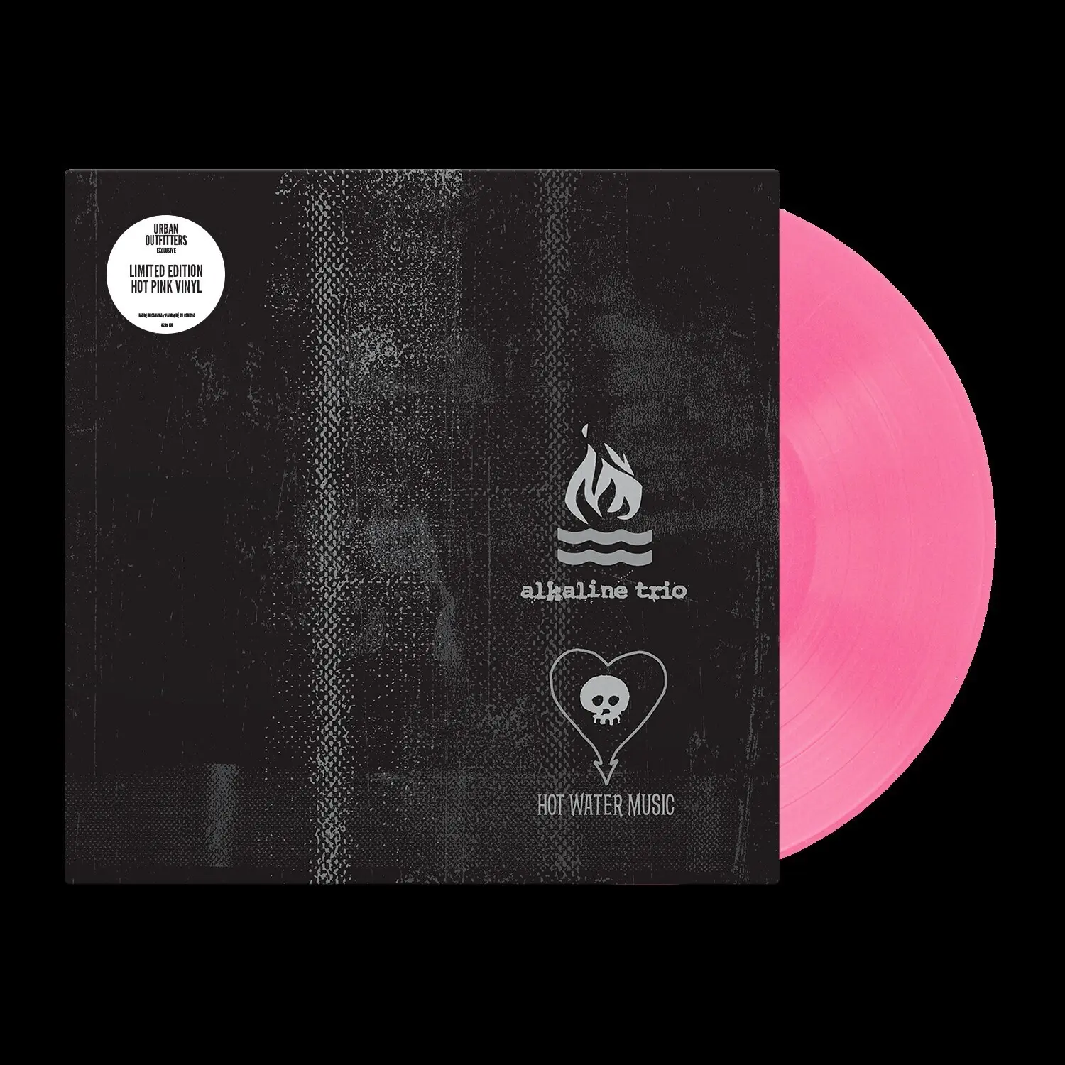Alkaline Trio - Split - Hot Pink  [VINYL RECORD - LP] Explicit, Pink, Colored Vinyl, Albums On Vinyl, Music Vinyl