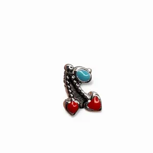 20G Cherries L Backing Nose Piercing