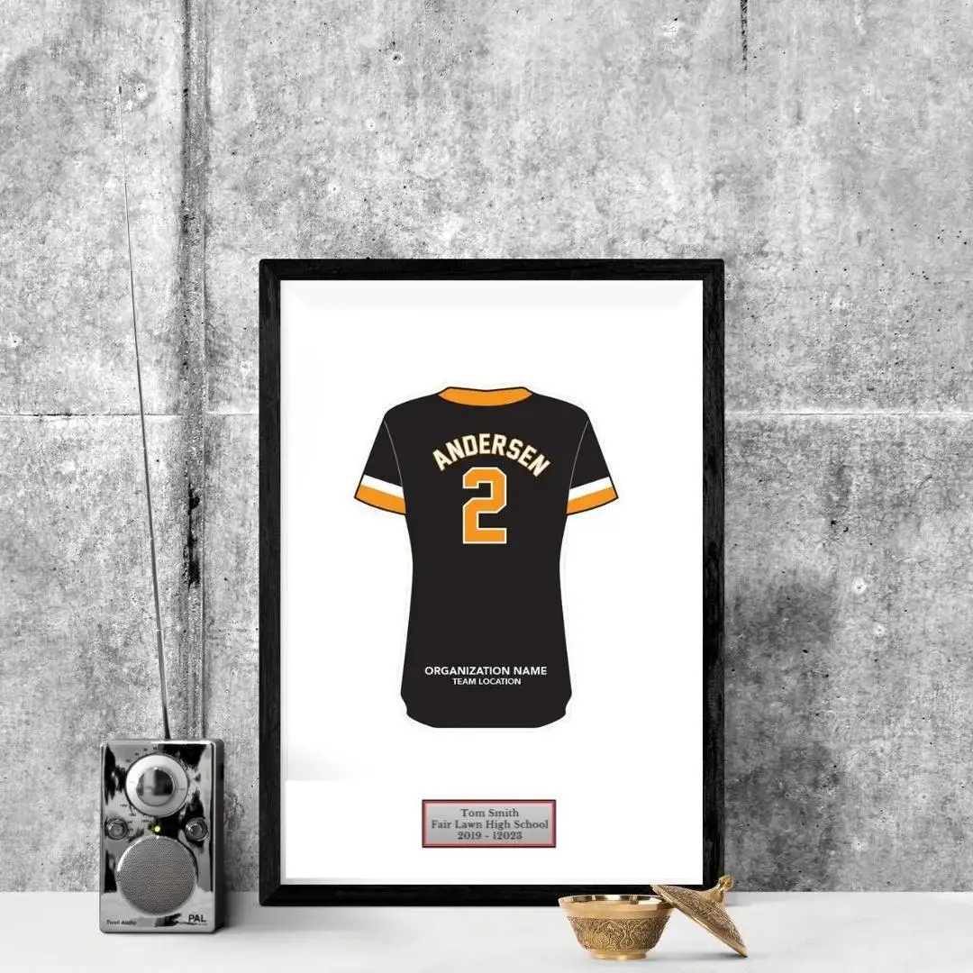 Field Hockey Senior Night Gift — Custom Jersey Picture Frame