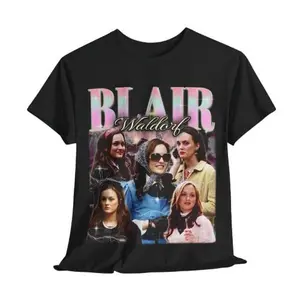 Vintage Blair Waldorf Homage Tshirt - Stylish Fan Tee For Blair Waldorf Fans