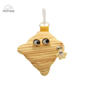 Cute Mini Monster Zipper Charm Pendant, Creative Trendy Keychain for Women, Portable Small Bag Charm for Coin, Lipstick, Earbuds & Keys, Fun Personality Decor for Bags & Purses Daily Accessories