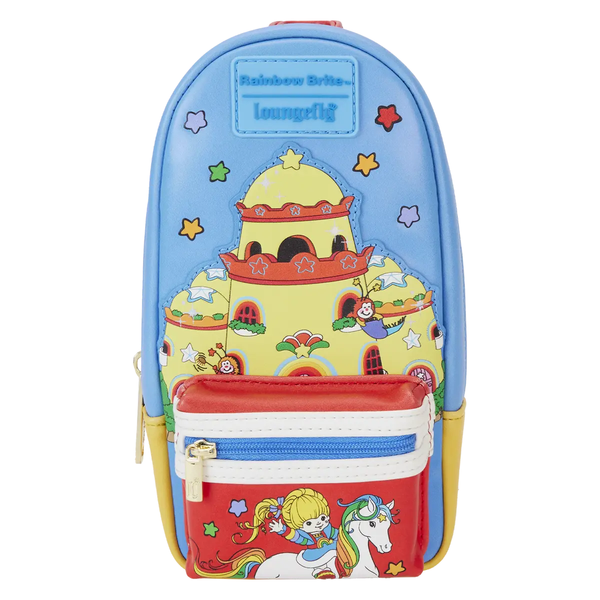 Rainbow Brite Color Castle Stationery Mini Backpack Pencil Case