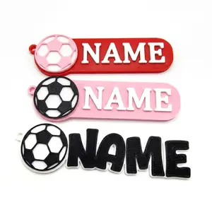 Personalized Football Name Keychain | Custom 3D Soccer Keyring Gift for Players & Team