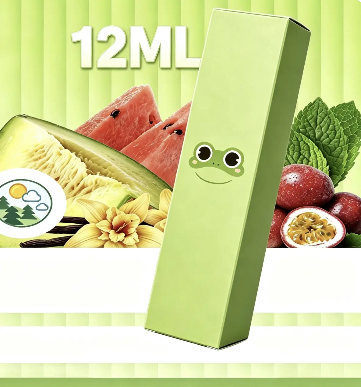 Cute Dual‑Cover Fruit‑Flavor Oral Spray, Portable Pocket Size for Long‑Lasting Fresh Breath