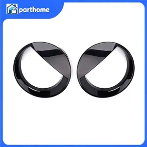 2X Front Angry Eyes Style Light Headlight Trim Cover For Jeep Patriot 2011-2017
