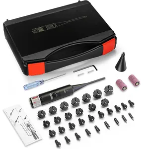 The universal manual calibration tool kit includes 8/32 and 64 adapters