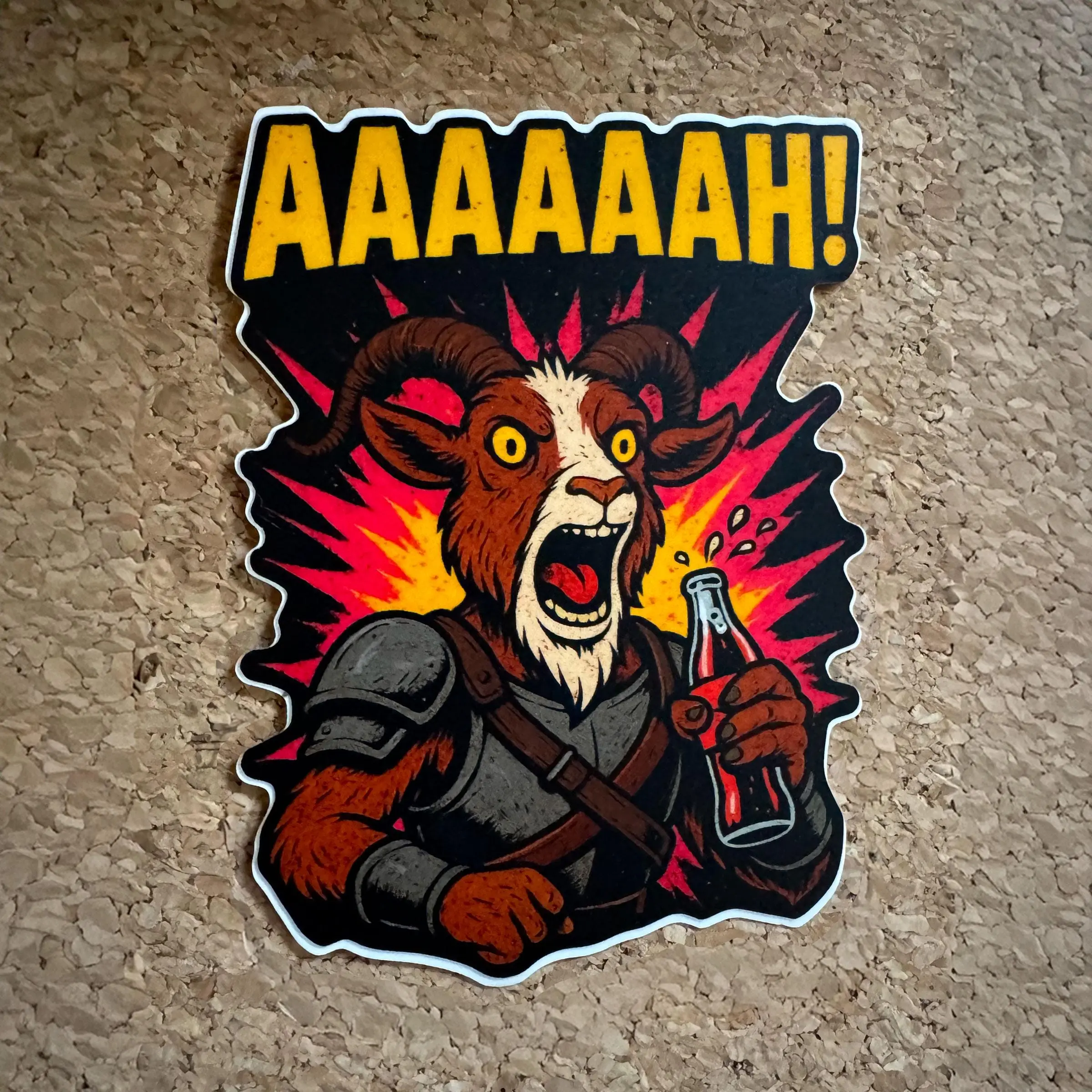 Prepotente AHHHHHHHH! Vinyl Sticker